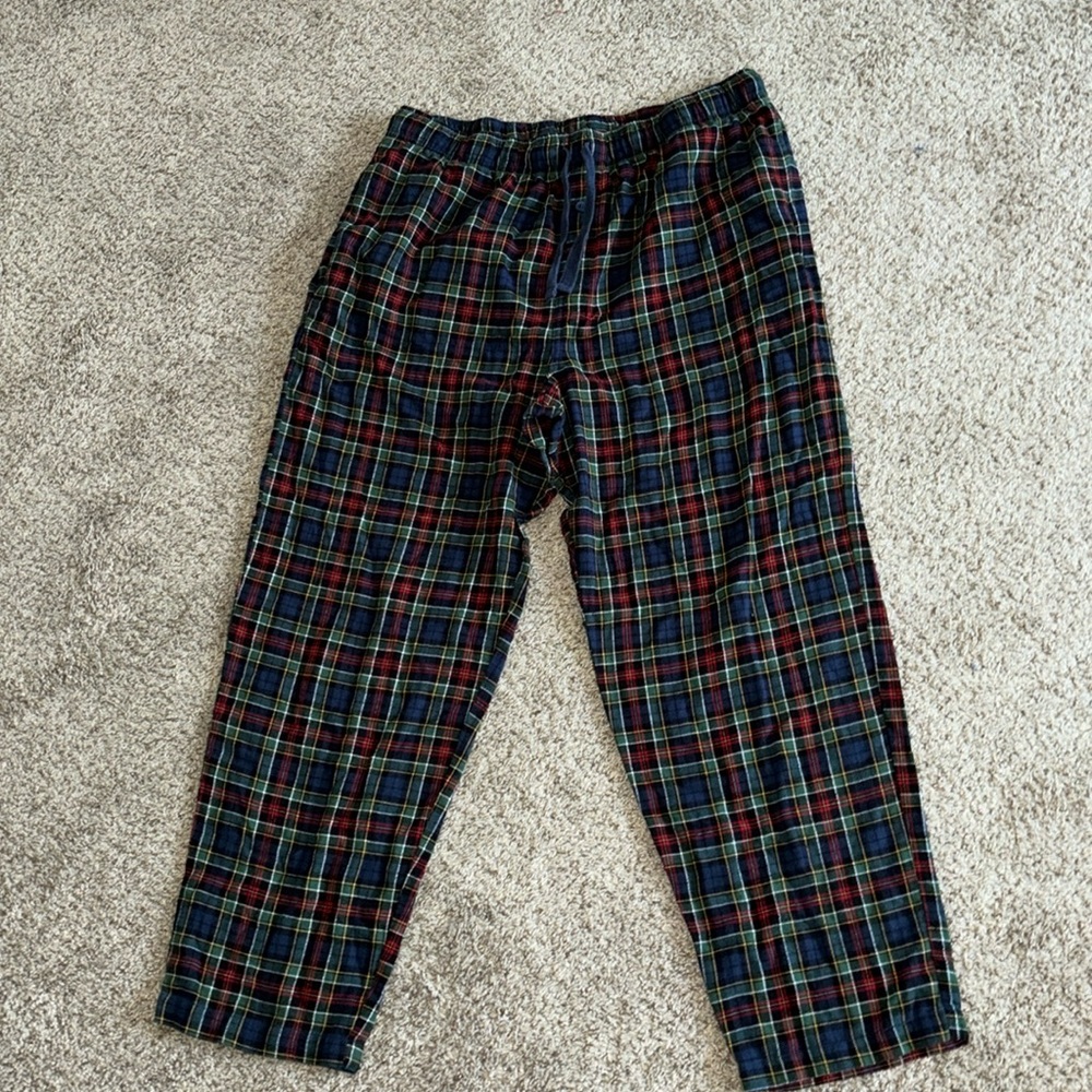 Plaid pajama pants